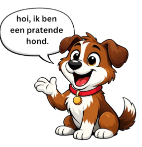 pratende hond